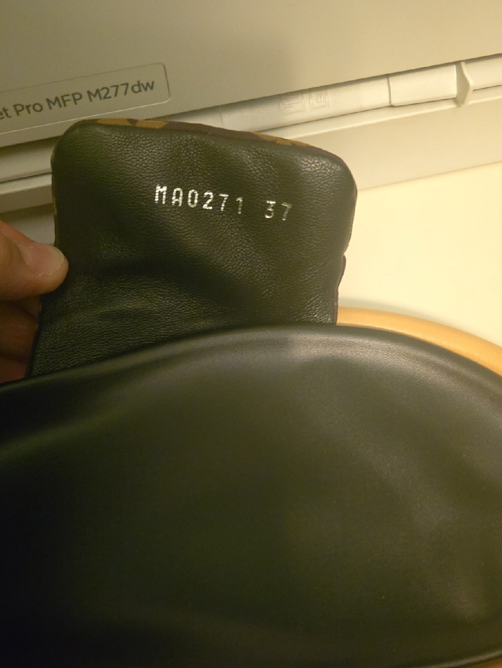 Louis Vuitton Monogram Padded Slide Sandals in Brown and Black - Picture 4 of 4